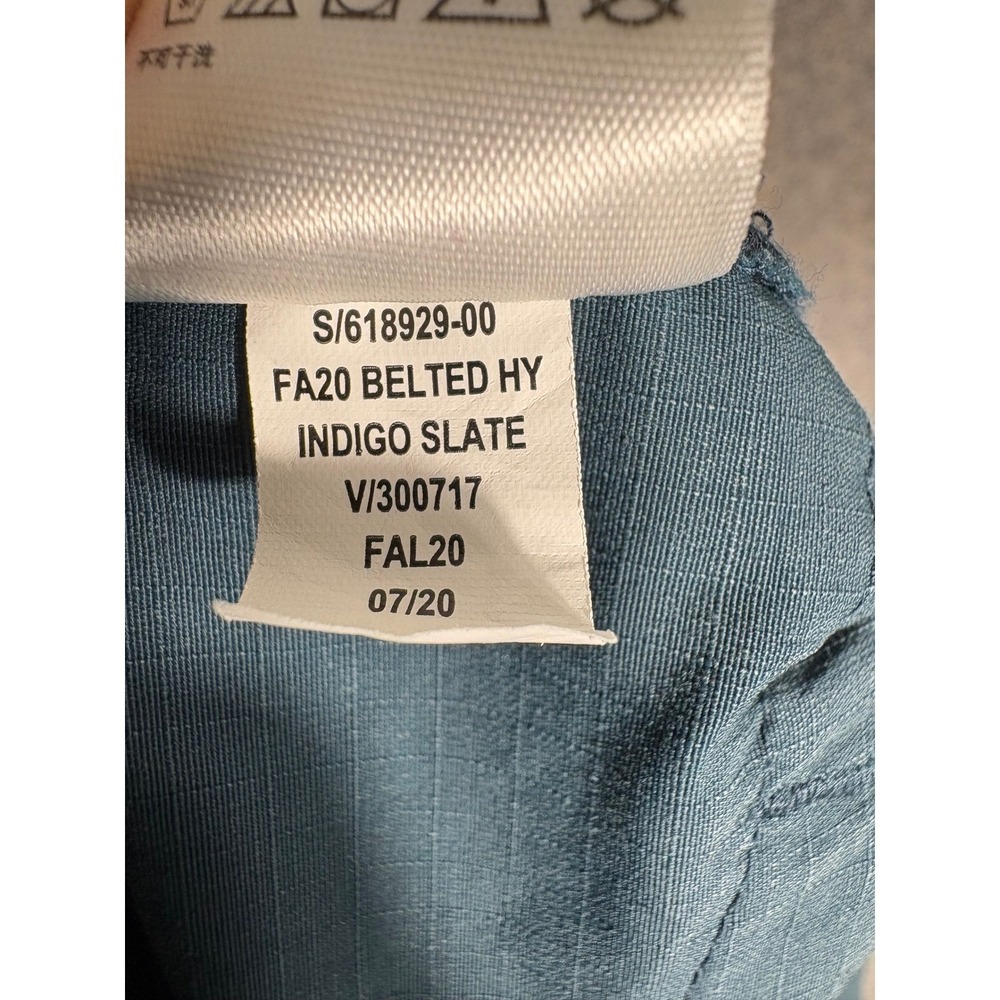 GAP Mens Belted Utility Hiking Cropped Pants Indigo‎ Slate Size L Relaxed Fit - Picture 5 of 9